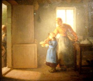 Charity — Jean François Millet The Elder