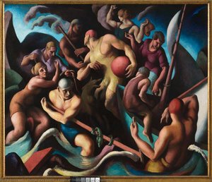 People Of Chilmark (figure Composition) — Thomas Hart Benton