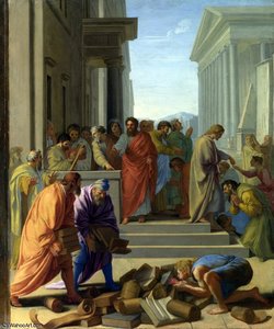 Saint Paul Preaching At Ephesus — Eustache Le Sueur (lesueur)