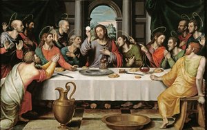 The Last Supper — Juan De Juanes, Italian Renaissance