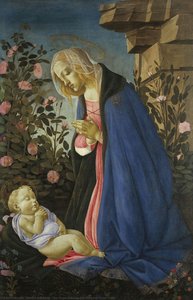 The Virgin Adoring The Sleeping Christ Child — Sandro Botticelli