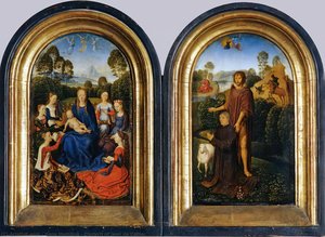 Diptych Of Jean De Cellier — Memling, Hans