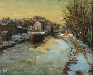 Canal At Lumberville — Frederick Roland Wagner