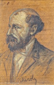 Self Portrait — Geza Meszoly, Orientalist