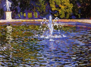 The Fountain - Parc Sans Souci At Potsdam — Theo Van Rysselberghe