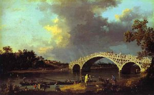Old Walton Bridge — Canaletto