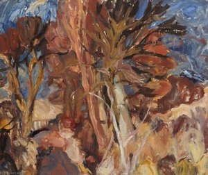 Woodland Landscape (trees And Sky) — Sir William George Gillies