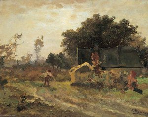 Towards Evening, Campine, Belgium