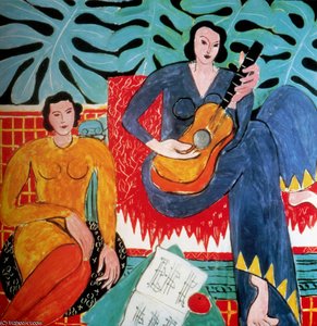 La Musique Huile Sur Toile Buffalo, Albright Knox Art Gallery — Henri Matisse, Fauvism