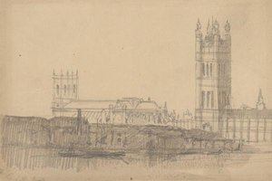 View Of Westminster Abbey And The Houses Of Parliament — David Roberts