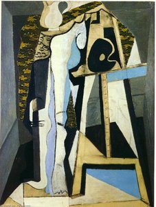 Interior With Easel — Pablo Picasso, Cubism