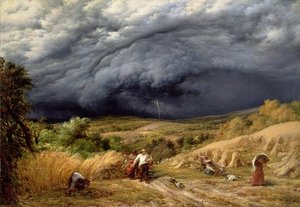 Storm In Harvest — John Linnell