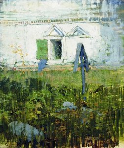 By The Wall Of Church — Isaak Ilyich Levitan