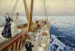 Yachting In The Mediterranean — Julius Leblanc Stewart
