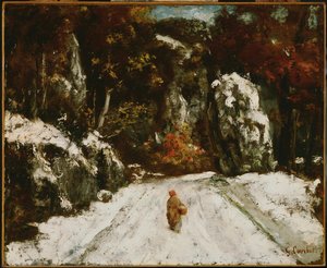 Winter In The Jura — Gustave Courbet