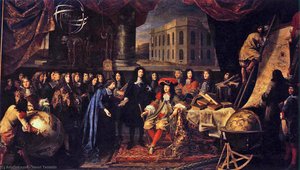 Colbert Presenting The Members Of The Royal Academy Of Sciences — Henri Testelin