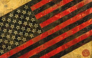 May Day Flag 2 — Shepard Fairey