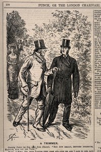 A Country Doctor Enquiring How A Farm Worker Has Voted — Charles Samuel Keene