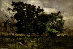 Tree Landscape — Edward Mitchell Bannister