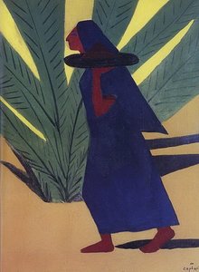 Walking Woman — Martiros Saryan, Naive Art / Primitivism