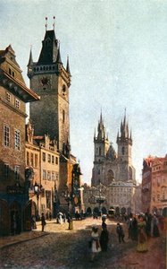 View Of Staromestsky Rynk With The Town Hall And