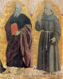 Polyptych Of The Misericordia: Sts Andrew And Bernardino — Piero Della Francesca, Early Renaissance