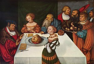 Feast Of Herod — Lucas Cranach The Elder