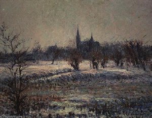 White Frost — Gustave Loiseau