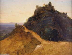Italian Ruins, Unfinished — Thomas Cole