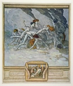 Dante's 'divine Comedy (36) — Franz Von Bayros