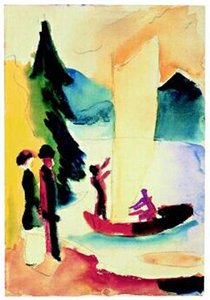 Gelbes Segel — August Macke