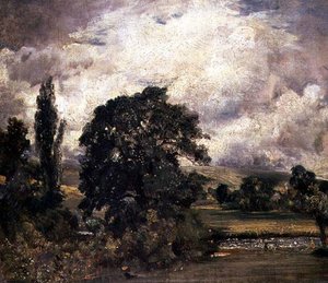Water Meadows Near Salisbury — John Constable, Romanticism