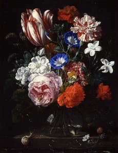 A Vase Of Flowers — Nicolaes Van Verendael