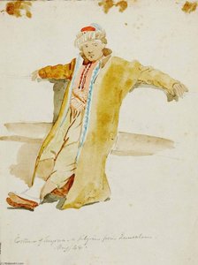 Costume At Smyrna, A Pilgrim From Jerusalem — Miner Kilbourne Kellogg