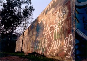Mechicano Art Center Project At The Geraghty Wall In East Los Angeles — Oscar R Castillo