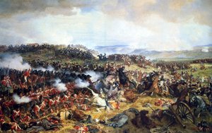 Cuirassiers Charging The Highlanders At The Battle Of Waterloo — Henri Félix Emmanuel Philippoteaux