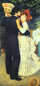 Dance In The Country, Oil On Canvas, Musée D'or — Pierre-auguste Renoir
