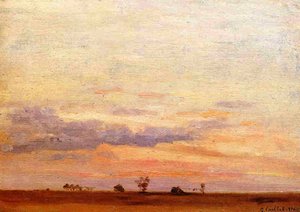 The Briard Plain — Gustave Caillebotte, Impressionism