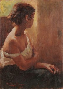 Estudo De Figura Feminina — José Joaquim Monteiro França