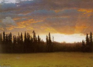 California Sunset — Albert Bierstadt