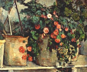Still Life With Petunias — Paul Cézanne, Impressionism