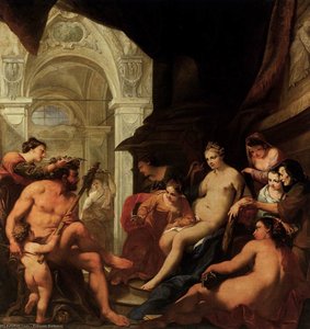 Hercules In The Palace Of Omphale — Antonio Bellucci, Venetian Rococo