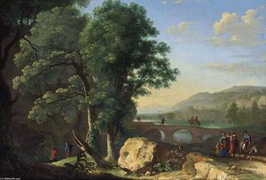 Italianate Landscape — Herman Van Swanevelt