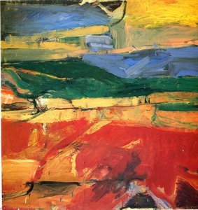 Berkeley No. 32 — Richard Diebenkorn, Abstract Expressionism