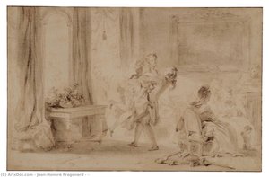 Jean-honoré Fragonard, Rococo Painting