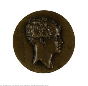 George Gordon Noel Byron — Pierre-jean David D'angers, Neoclassical