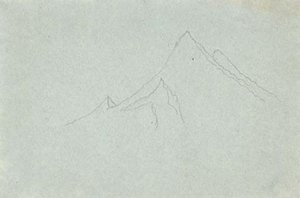 Cursory Sketch Of Mountain Peak 1 — Nicholas Roerich
