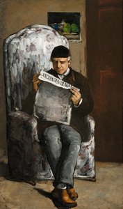 The Artist's Father, Reading 'l'événement' — Paul Cézanne