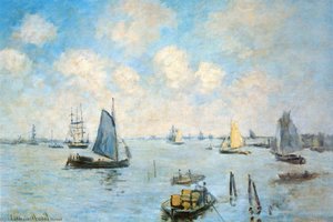 The Sea At Amsterdam — Claude Monet, Impressionism
