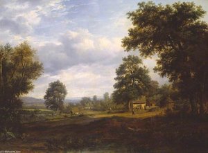 View In The New Forest Near Lyndhurst — Patrick Nasmyth